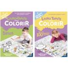Kit 2 Livros para Colorir Infantil Tapete Gigante 98x68cm