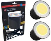 Kit 2 Luminaria Led Balizador Piso 5w Alumínio Bivolt