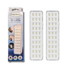 Kit 2 Luminárias Luz De Emergência 30 Leds Bivolt