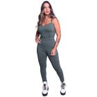 Kit 2 Macacões Bengaline WLS Modas Roupa Casual Feminino Confortável