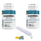 Kit 2 Magnesio Dimalato Suplemento Alimentar Saude 120 Caps