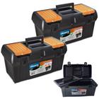 Kit 2 Maletas de Ferramentas Multiuso Granite pro 19 Plastica Arqplast