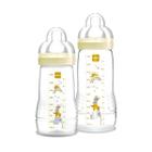 Kit 2 Mamadeiras Easy Active 270/330ml 2m+ Neutra - MAM