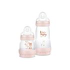 Kit 2 Mamadeiras Easy Start Set 130/260ml Rosa - MAM