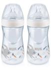 Kit 2 Mamadeiras Essence TC Smart Flow 270ml Fluxo Médio 6 a 18 Meses NUK