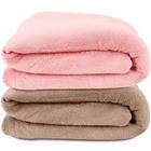 Kit 2 mantas soft cobertor micro fibra casal queen 2,40m x 2,20