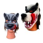 Kit 2 Máscaras Lobo Mau com Língua Pra Fora Carnaval Festa