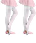 Kit 2 Meia Calça Infantil Fio 40 Selene Ballet Com Abertura