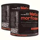 Kit 2 Metamorfose Pré-treino Efervescente Workout Sabor Guaraná 200g Monster Body