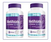 Kit 2 Metilfolato Com Vitaminas B12 E B6 Com 30Caps - Duom - Duom Laboratorio