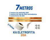 Kit 2 Metros Eletrofita 2 Pistas Conector Fita Elétrica 20a