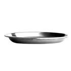 Kit 2 Mini Bandeja oval 21 cm aço inox moderna multifuncional