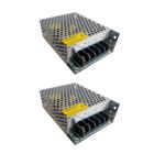 Kit 2 Mini Fonte Chaveada Colmeia 12V 5A 60W Cftv Fita Led - Importado