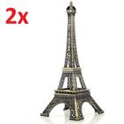 Kit 2 miniaturas torre eiffel para decoração de quarto sala escritório