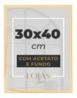 Kit 2 Molduras 30x40 Acetato Certificado Diploma Fotografia