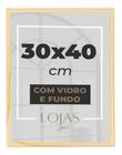 Kit 2 Molduras 30x40cm Vidro Certificado Diploma Fotografia