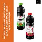 Kit 2 Molho Shoyu Satis! Sabores Suave E Tradicional 500Ml