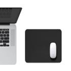 Kit 2 Mouse Pad 20x20cm Quadrado Pequeno Preto Slim Impermeável Em Sintético Ecológico - M3M