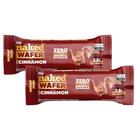 Kit 2 Naked Wafer 4g de Proteína Sabor Cinnamon Zero Açúcar 26g - Naked Nuts