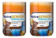 Kit 2 Nutra Senior Diabetics Care 800g-28 Vitaminas E minerais