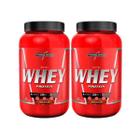 Kit 2 Nutri Whey Integralmédica Pote 900g Chocolate