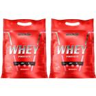 Kit 2 Nutri Whey Integralmédica Refil 900g Morango