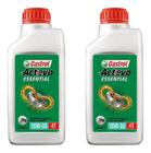 Kit 2 Óleo Moto 4 Tempos Castrol Actevo Essential 10w30 4t