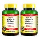 Kit 2 Óleo Semente de Abóbora + Vitamina E 60 Cáps Maxinutri