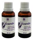 Kit 2 Óleos De Lavanda 30ml - Pronto Para Pele