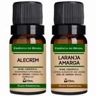 Kit 2 Óleos Essenciais 10ml - Alecrim + Laranja Amarga - Essência do Brasil