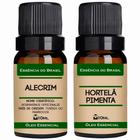 Kit 2 Óleos Essenciais 10ml - Alecrim + Menta Piperita - Essência do Brasil