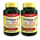 Kit 2 Ômega 3 Supra Óleo de Peixe 1000mg 60 Caps Maxinutri