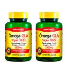 Kit 2 Ômega GLA Triplo 3-6-9 60 Capsulas Maxinutri