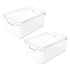 Kit 2 Organizador 7,5l Armário Multiuso Cozinha 30x20x13