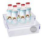 Kit 2 Organizadores De Geladeira Modular Multiuso Gavetas Mesa