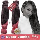 KIT 2 Pacotes Jumbo Ser Mulher 399g Cores Ombrés