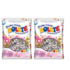 Kit 2 Pacotes Pirulito Sabor Tutti Frutti Dori Bolete 400g