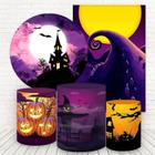 Kit 2 Painéis E Capas 3D Sublimado Halloween Fkpc-108