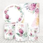 Kit 2 Painéis e Capas Tecido Sublimado Floral WKPC-1151 - Wear