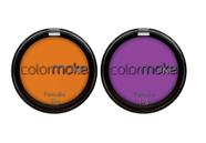 Kit 2 Pancake Roxo e Laranja Colormake 10g Maquiagem Halloween Cosplay