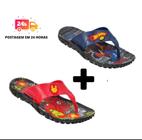 Kit 2 Pares Chinelo + Chinelo Infantil