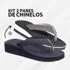 Kit 2 Pares Chinelos Ortopédicos Massageador Para Esporão