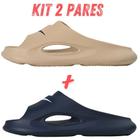 Kit 2 Pares Combo Chinelo Masculino Super Leve 100% EVA