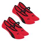 Kit 2 Pares De Meias Puma Sapatilha Pilates Feminina