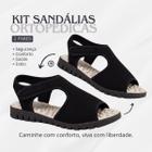 Kit 2 Pares Papete Chinelo Ortopédica Anatômica Confortável