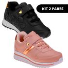 Kit 2 Pares Sapato Feminino Infantil Menina