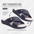 Kit 2 Pares Tamanco Feminino Chinelo Para Esporão Leve Macio