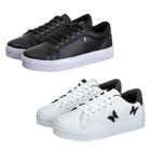 Kit 2 Pares Tenis Feminino Casual Preto + Borboleta Preto Estilo Shoes