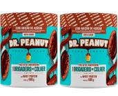 Kit 2 pastas de amendoim dr.peanut 600g- brigadeiro de colher