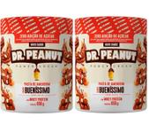Kit 2 pastas de amendoim dr. peanut 600g - bueníssimo